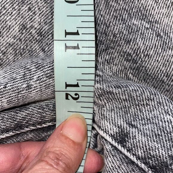 Pacsun Womens Acid Wash High Rise Straight Button Fly Jeans Black Size 29 - Picture 10 of 11